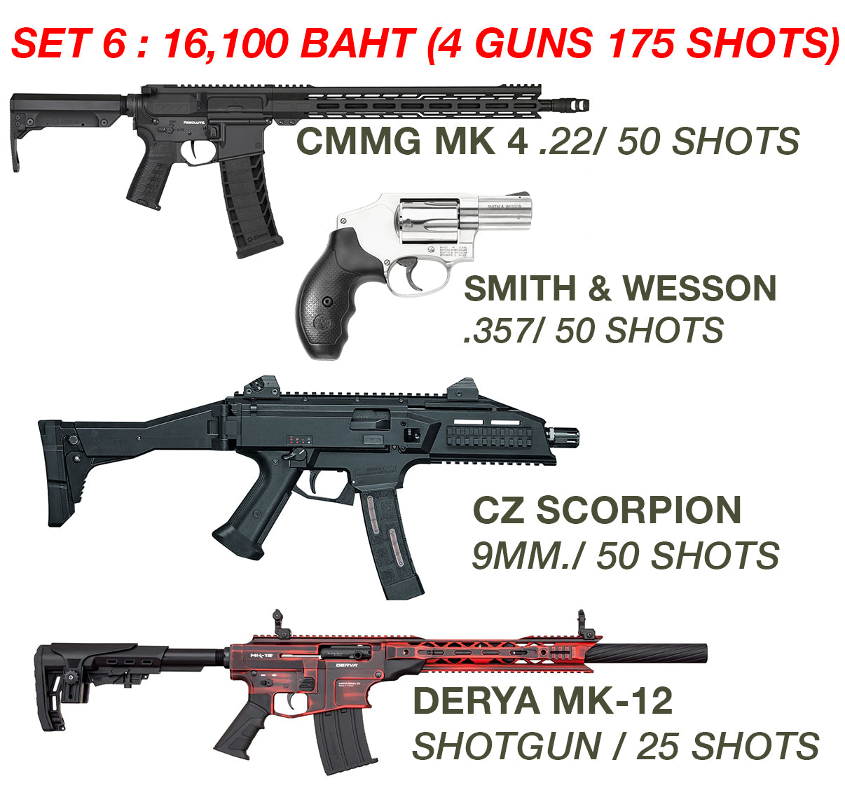 The Most Preferred Package at Dragon Shooting Club Gun Range